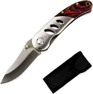 Fury Envoy Razor Edge Folding Pocket Knife with Pakka and Stainless Handle, 3-Inch - Fury