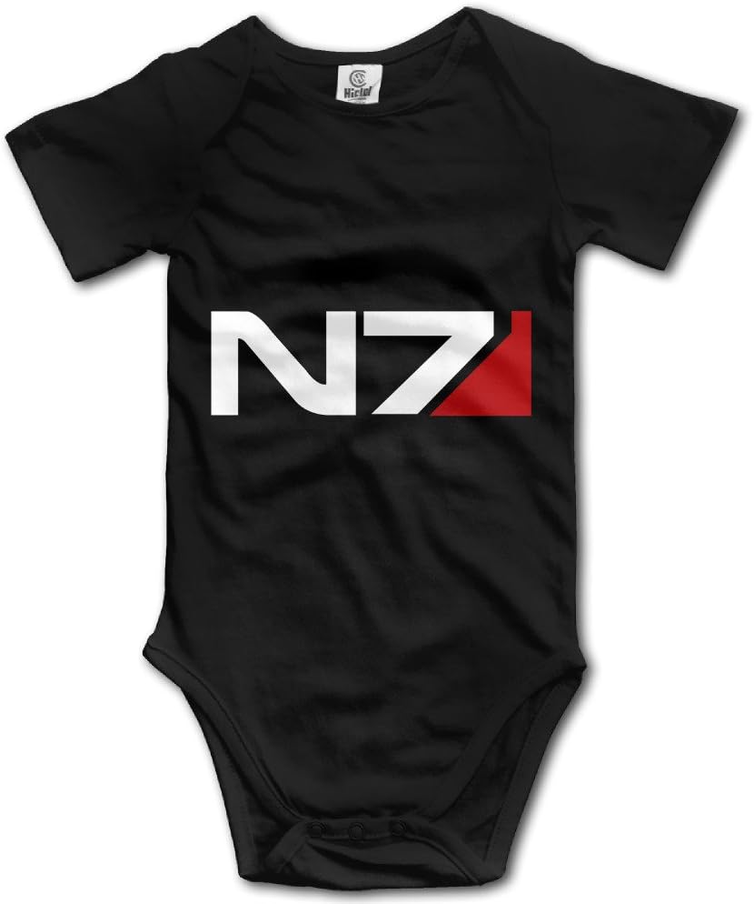 KFJNJINS Mass Effect Alliance N7 Baby Climbing Clothes Bodysuit Apparel