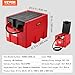 VEVOR Portable Diesel & Gasoline Tank, 48 Gallon, 10.6GPM Flow Rate, Diesel Fuel Tank with 12V Electric Transfer Pump, 13.1ft Hose, Auto Fueling Nozzle, Transfer Tank for Easy Fuel Transportation, Red