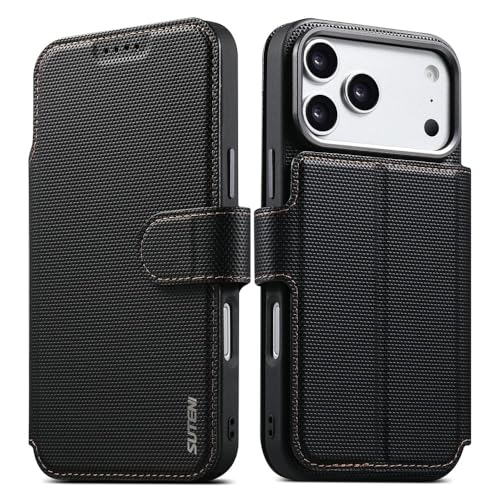 Étui iPhone 16 Pro en cuir noir idéal pour vos déplacements et réunions pro - 2