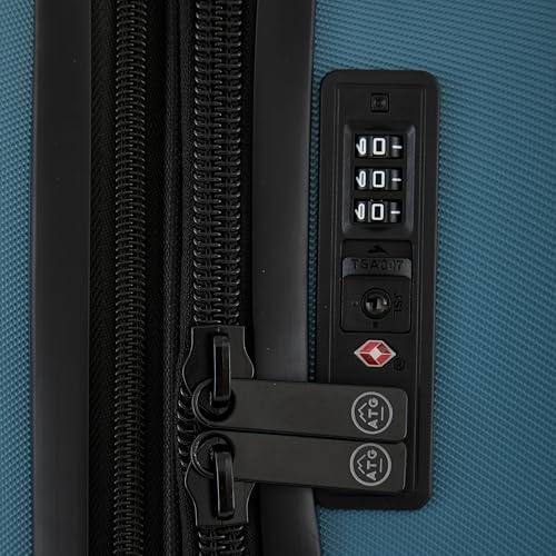 Image of Wrangler ATG Trailway Expandable Hardside Luggage, Storm Blue, 22 inch Carry-On