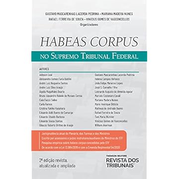 Capa do livro Habeas Corpus No Supremo Tribunal Federal 2º Edição