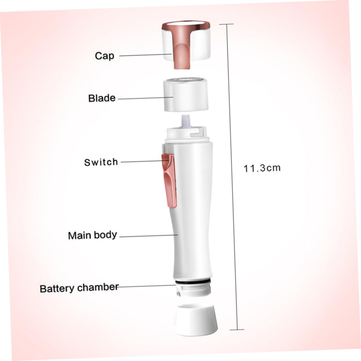 BIUDECO Women's Electric Shaver Facial Epilator Waterproof Bikini Trimmer Hair Removal for Women Portable Painless Shaver