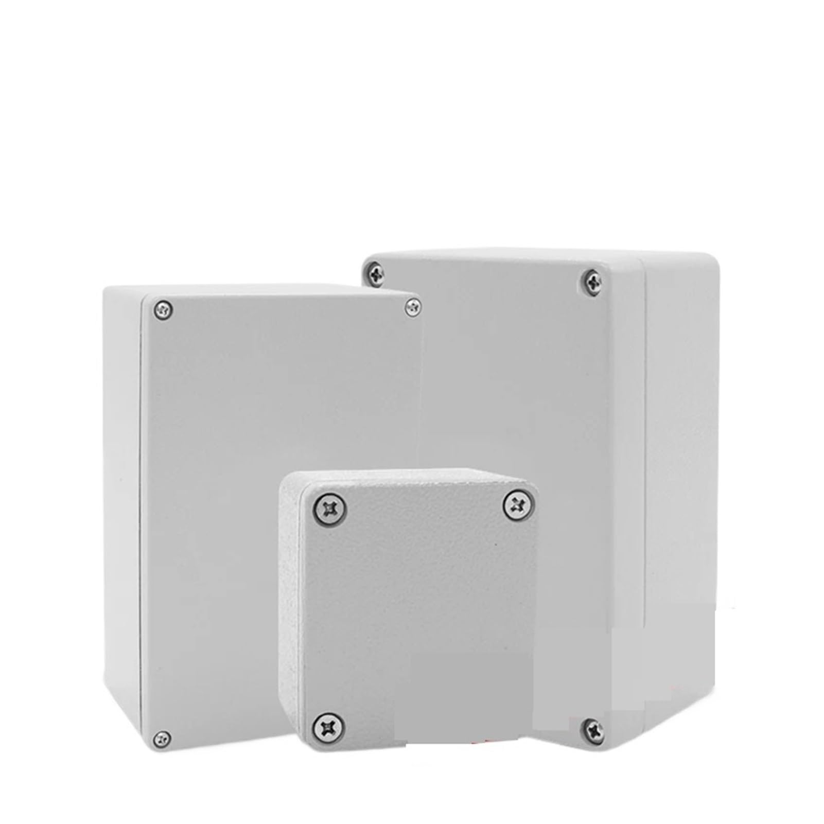 Caja de conexiones estanca Caja de aluminio resistente al agua, caja de instrumentos electrónicos, caja de proyecto, carcasa de conexiones for exteriores, 1 unidad(222-145-55)