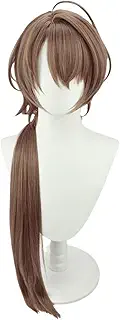 加賀美ハヤト コスプレウィッグ かつら 仮装 ロングウィッグ ショートボブ ポニーテール ブラウン ゴシック 変装用ウィッグ 演劇 日常 wig ハロウィン ネット付き 二次元 文化祭 祭り クリスマス (ロングウィッグ)