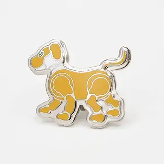グルーヴガレージ aibo ピンズ(本七宝)キャラメルエディション