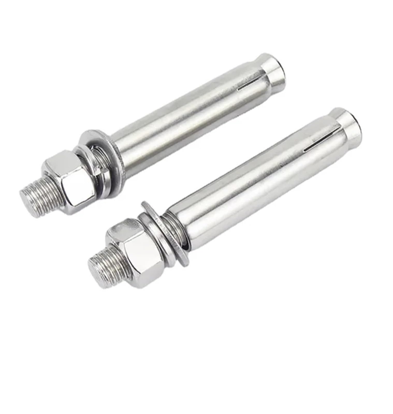 Tacos de expansión Tornillo de expansión interno acero inoxidable 316 M6 M8 M10 M12, manguito tornillo hexagonal, perno anclaje for hormigón(30Pcs,M12x80)