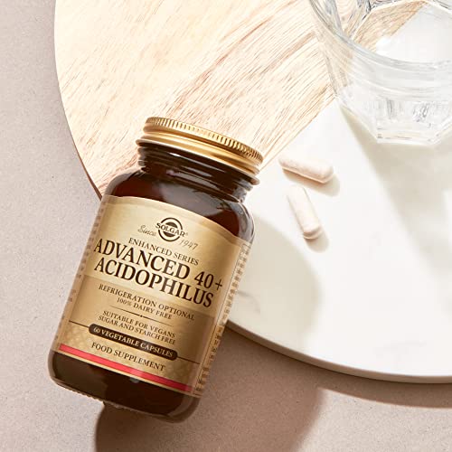 Solgar Advanced 40+ Acidophilus, 60 Vegetable Capsules #TOP5