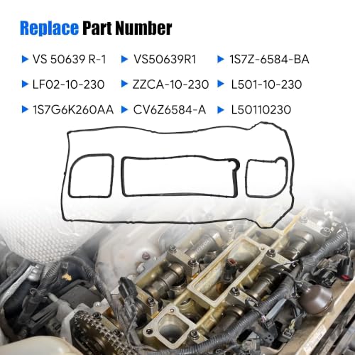 Image of Valve Cover Gasket Set Fit for Ford Escape Focus Ranger Transit for Mazda 3 5 6 B2300 CX-7 MX-5 for Tribute Mercury Mariner Milan 2.0 2.3 2.5L 2004 2005 2006-2020# VS50639R1 VS50639R-1