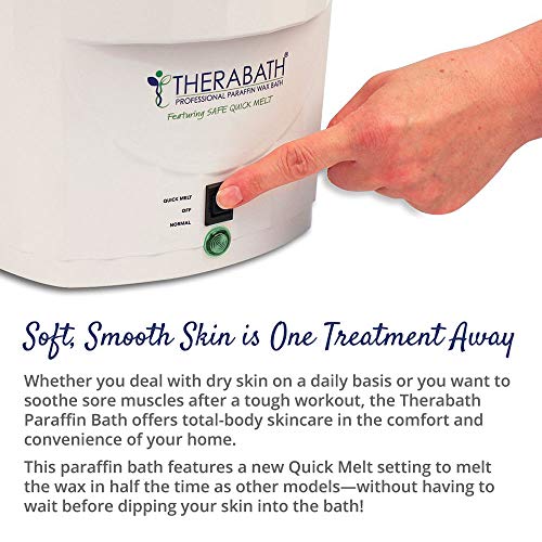 Therabath Professional Thermotherapy Paraffin Adjustable Bath Tb9 With New Quick Melt Mode - Arthritis Treatment Relieves Muscle Stiffness - For Hands, Feet, Face And Body Proudly Made In Usa #TOP4