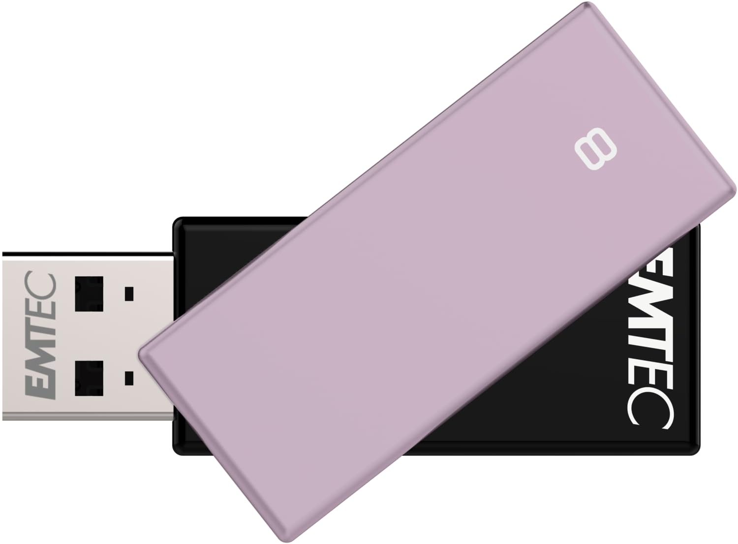 Emtec C350 Brick 2.0 8 GB USB typu A Nero Porpora