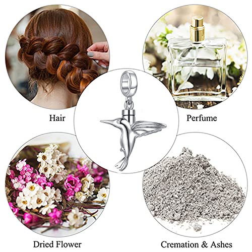 S925 Sterling Silver Urn Charm for Ashes for Women fit Pandora Bracelet and Necklace Jewelry, Memorial Keepsake Gifts Jewelry2