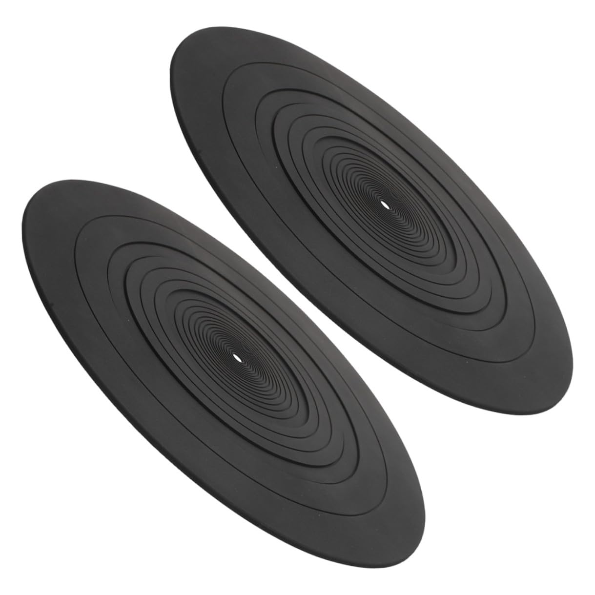 2 pezzi Tappetino Antistatico in Silicone per Giradischi Protezione Stabile e Resistente per Vinili Accessorio Sostitutivo per Piatti Giradischi