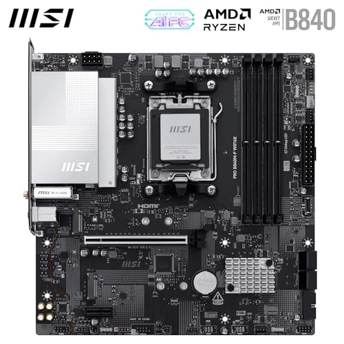 MSI PRO B840M P WIFI6E B840AM5DDR5mATX - vue 3