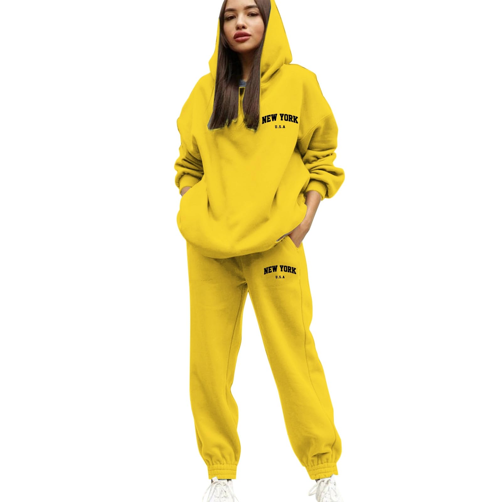 Sandro Hoodie met trekkoord en logoborduring • Blauw • de Bijenkorf