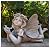 Fairy Garden Decor - Angel Holding a Bird Garden Statues for Outside, Resin Fairies for Fairy Garden, Cute Yard Ornaments Outdoors, Ideal Gifts for Mom and Grandma, 11” Width