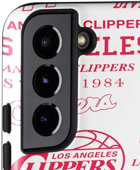 Skinit Pro Phone Case Compatible with Galaxy S22 Plus - Officially Licensed NBA Los Angeles Clippers Blast Logos Design
