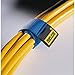 Hook/Loop Cble, 9inx1in, Wrap, Rainbow, PK10