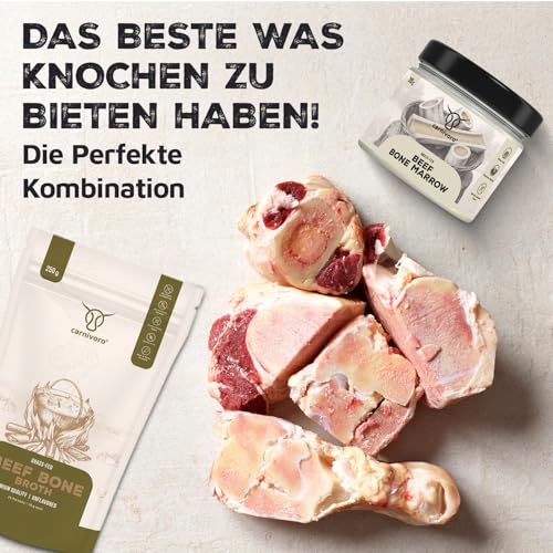 Carnivoro Rinderknochenmark - Beef Bone Marrow - 200g