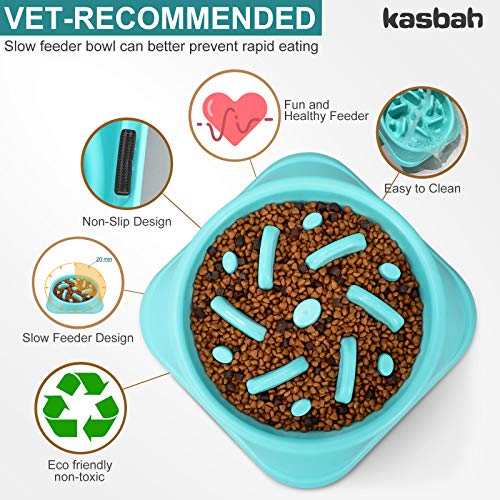 Kasbah Large Dog Bowl, Puzzle Slow Feeder Dog Bowl For Large Dog Interactive Bloat Stop Anti Choking Dog Food Bowl #TOP2
