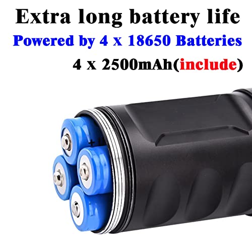 60W 365Nm Uv Black Light Flashlight Filtered Blacklight Usb C Rechargeable Professional Inspection Ndt Detector For Pet Urine, Mineral, Fluorescent Dermatology Woods Lamp Skin Examination Analyzer #TOP3