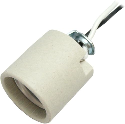 Westinghouse 7042500 - Enchufe de fijación de porcelana de base media