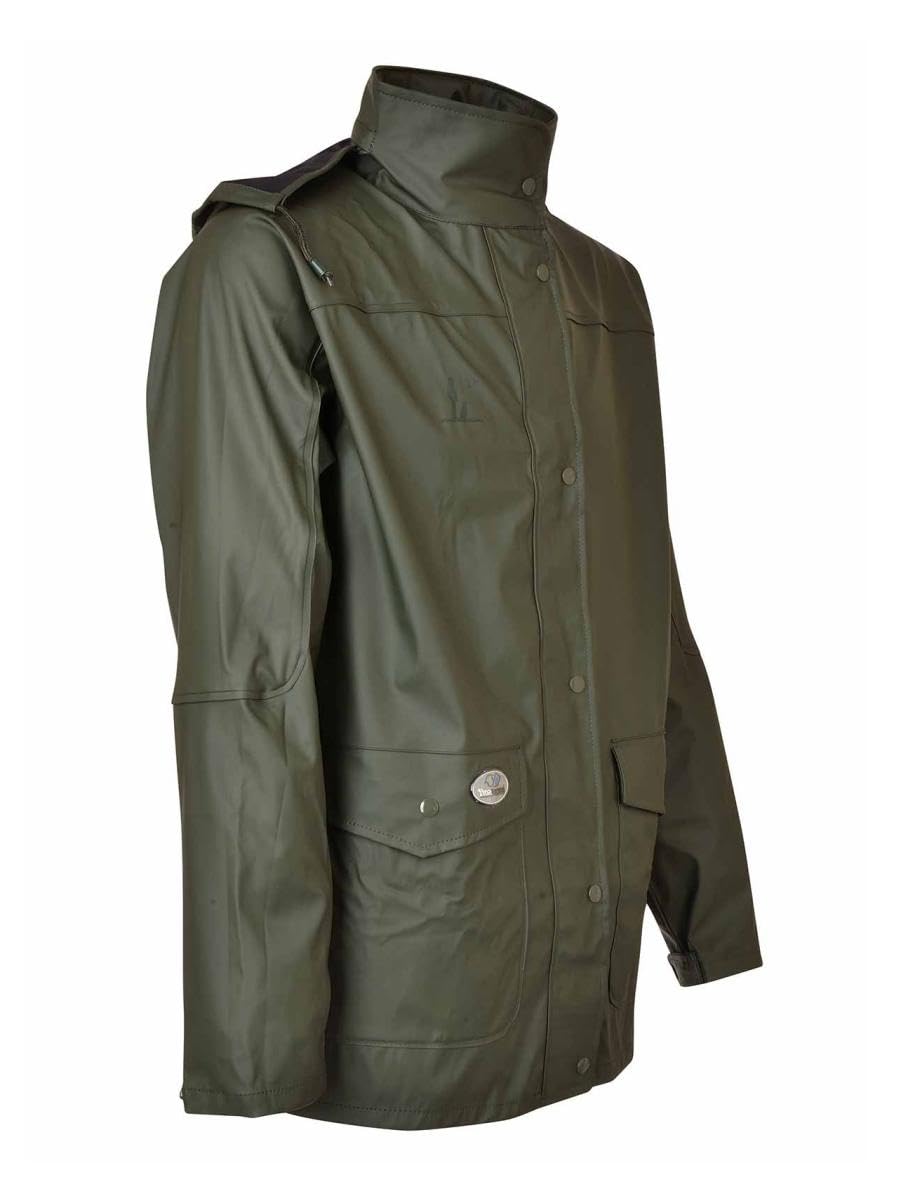 Chaqueta impersoft con carnier Percussion ligera impermeable con gran morral 2