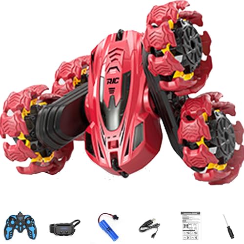 ccuzs Gesture Sensing RC Stunt Car, Hand Controlled Stunt Vehicle, 360 Rotating Car, Remote Control Toy, High Speed Performance, Rechargeable Battery, Interactive Fun For Kids