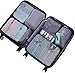 Packing Cubes for Suitcase,Geediar 9 PCS Travel Luggage Packing Organizers Waterproof Travel Essentials Bag Clothes Shoes Cosmetics Toiletries Storage Bags(a-Grey)