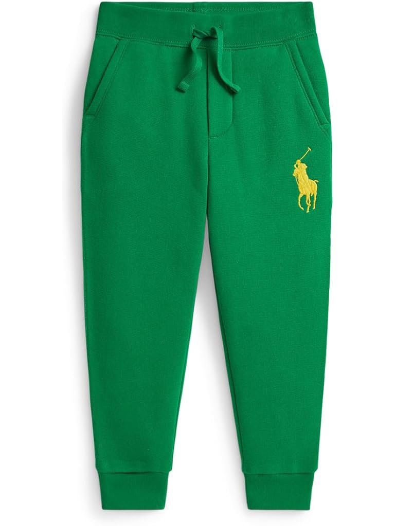 Green Polo Ralph Lauren Big Pony Fleece Jogger Pants (toddler/Little Kid)