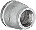 Anvil 8700135703, Malleable Iron Pipe Fitting, Reducer Coupling, 1-1/2" x 1" NPT Female, Galvanized Finish