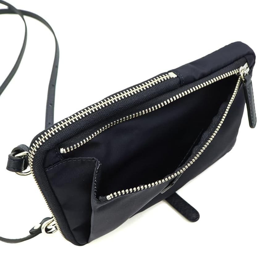 希少 極美品 フェリージ サコッシュ ショルダーバッグ ネイビー ナイロン フェリージ サコッシュ ナイロン×レザー サコッシュ ショルダー