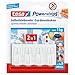 Price comparison product image tesa Powerstrips Curtain Hooks - Self-Adhesive Curtain Hooks - Removable and Reusable - Up to 1 kg Load - 1 x 4 Pieces - White