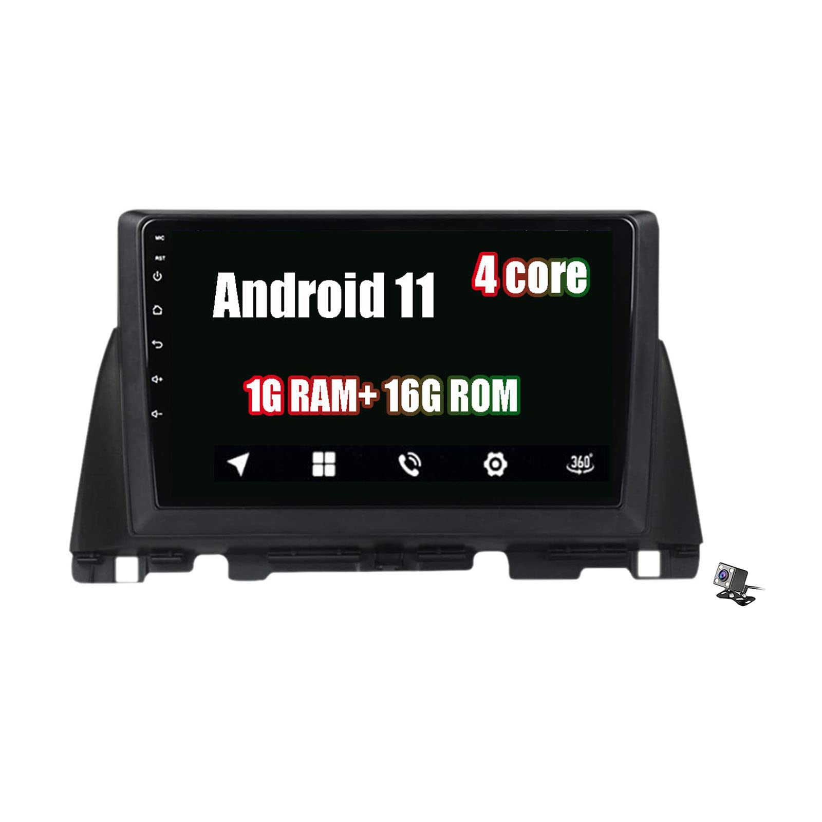 Autoradio Android 11 Kia Optima 4 écran 9'' avec CarPlay sans fil et RDS