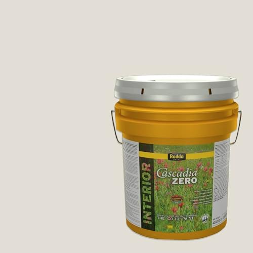 Vista 80 de Rodda Paint CASCADIA ZERO - Pintura e imprimación para interiores con bajo contenido de compuestos orgánicos volátiles (COV) en uno, cuarto de Sello