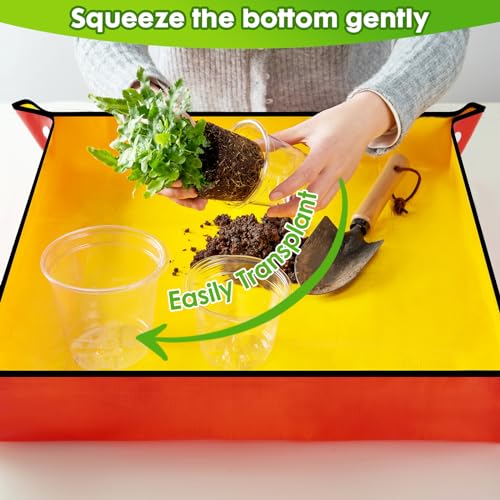 Miniatura 3 de Mactoou 30 Piezas Maceta De Plástico Con Estera De Jardinería, 8.9cm 10.2cm 12.7cm Maceta Transparente Para Orquídeas Con Agujeros De Drenaje Para Balcón Interior Y Exterior