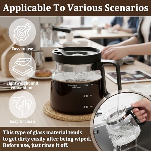 Mug para café con tapa antigoteo y accesorio 16 oz miniatura 4