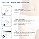 5x LuxmedIQ Vaginaler pH-Test zur Früherkennung bakterieller Infektionen, Bakterielle Vaginose - Gesundheitstest für zur Schwangerschaftsvorsorge bei Blasensprung - Einfache & schmerzfreie Anwendung