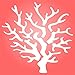 Coral Stencil, 3.25 x 3.25 inch (S) - Sea Ocean Nautical Seashore Reef Fish Stencils by CRAFT KREATIVELY