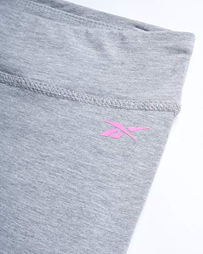 Reebok Girls' Activewear Set - Short Sleeve Performance T-Shirt and Full Length Leggings Kids Cloth