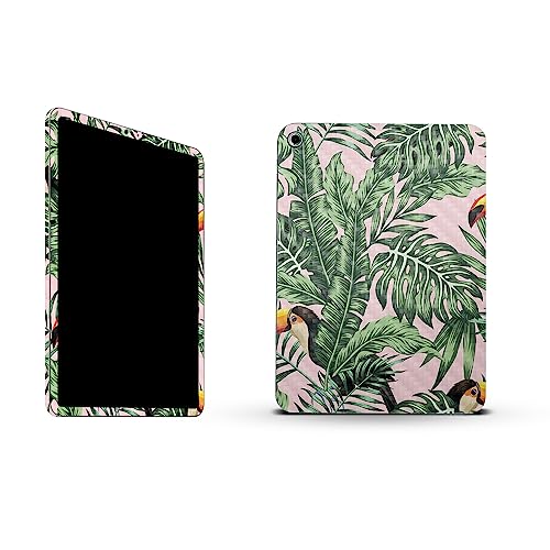 Image of MightySkins Carbon Fiber Skin Compatible with Apple iPad 10.9 inch 10th Gen (2022) Full Wrap Kit - Hidden Toucan | Protective, Durable Textured Carbon Fiber Finish | Easy to Apply | Made in The USA
