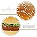 PRETYZOOM Realistic Model Burger Supplies Prop Bread Lifelike Party Kitchen Food Fake Display Easter Birthday Artificial Home Photography for Hamburgers Simulation Pu Decoration