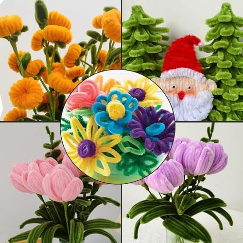 Image of Crafts Pipe Cleaner 12 inch: Light Army Color : 100pcs : for HobbyCrafts, Scrapbooking, DIY Accessory