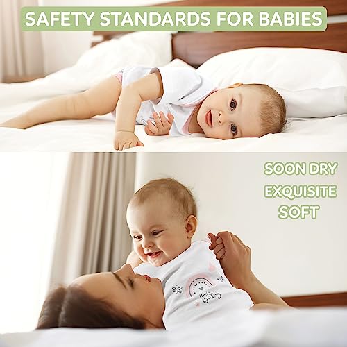 DOKMA Baby-Girls 3-pack Pink Bodysuits, Gift Set for Baby Girl, Newborns and Infants, 0-12months4