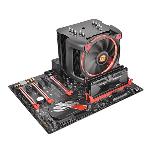 Cooler de Cpu Fan Tt Ring Silent 12 Pro Alumínio, Thermaltake, Cl-P021-Ca12Re-A