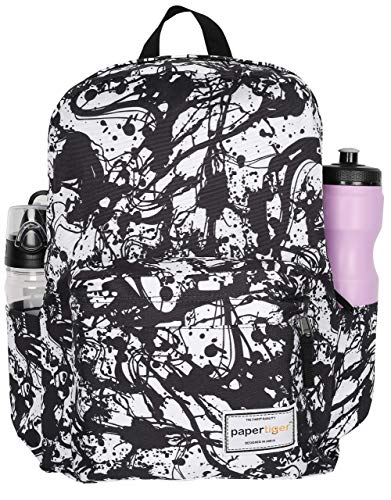 Image of Papertiger Bag Polyester Alpha Edition Laptop Backpack (25 Ltrs, Splattered Black)