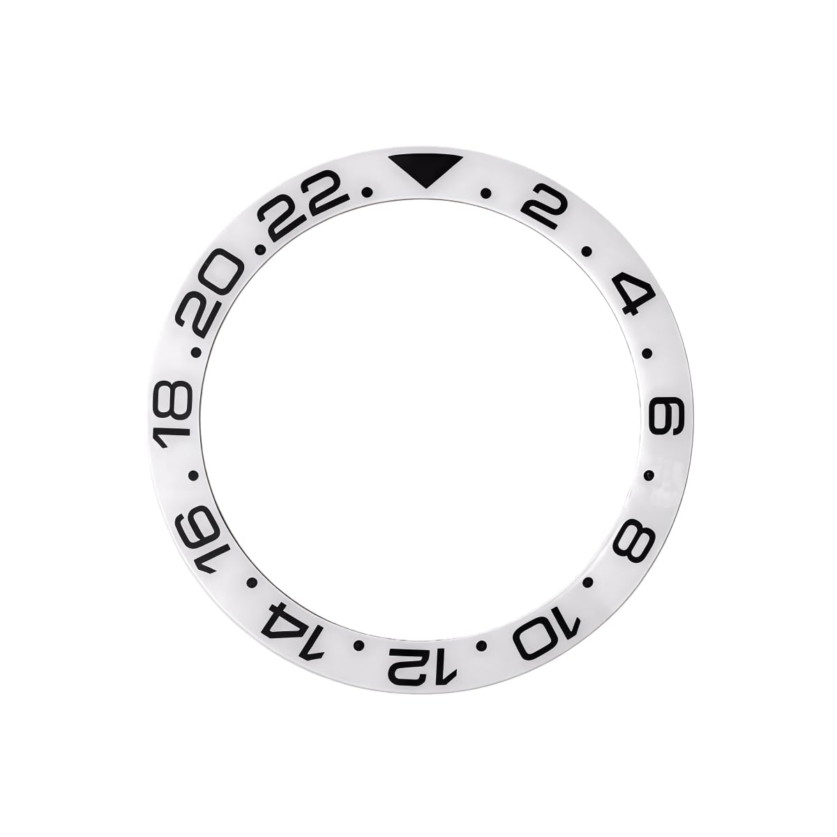 Inserto Bicolore Lunetta Ceramica, Anello Ricambio 38mm Modifica Orologio per Rolex GMT-Master II