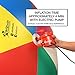 GoFloats 6 ft Giant Inflatable Beach Ball, Extra Large Jumbo Beach Ball - Patch Kit Included