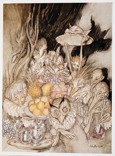Cuadro en lienzo de 60x90cm para solucionar paredes vacías con arte de Arthur Rackham