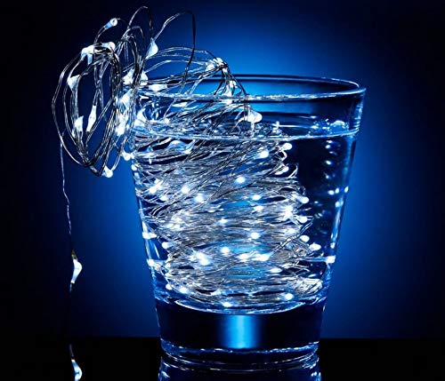 Chaîne à Piles Blanc Chaud Avec Lumières Fixes Pour Décorations De Noë